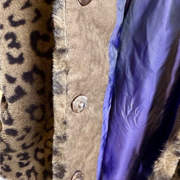 J. McLaughlin Faux Fur Cheetah Print Jacket XS NWOT - Picture 4 of 5